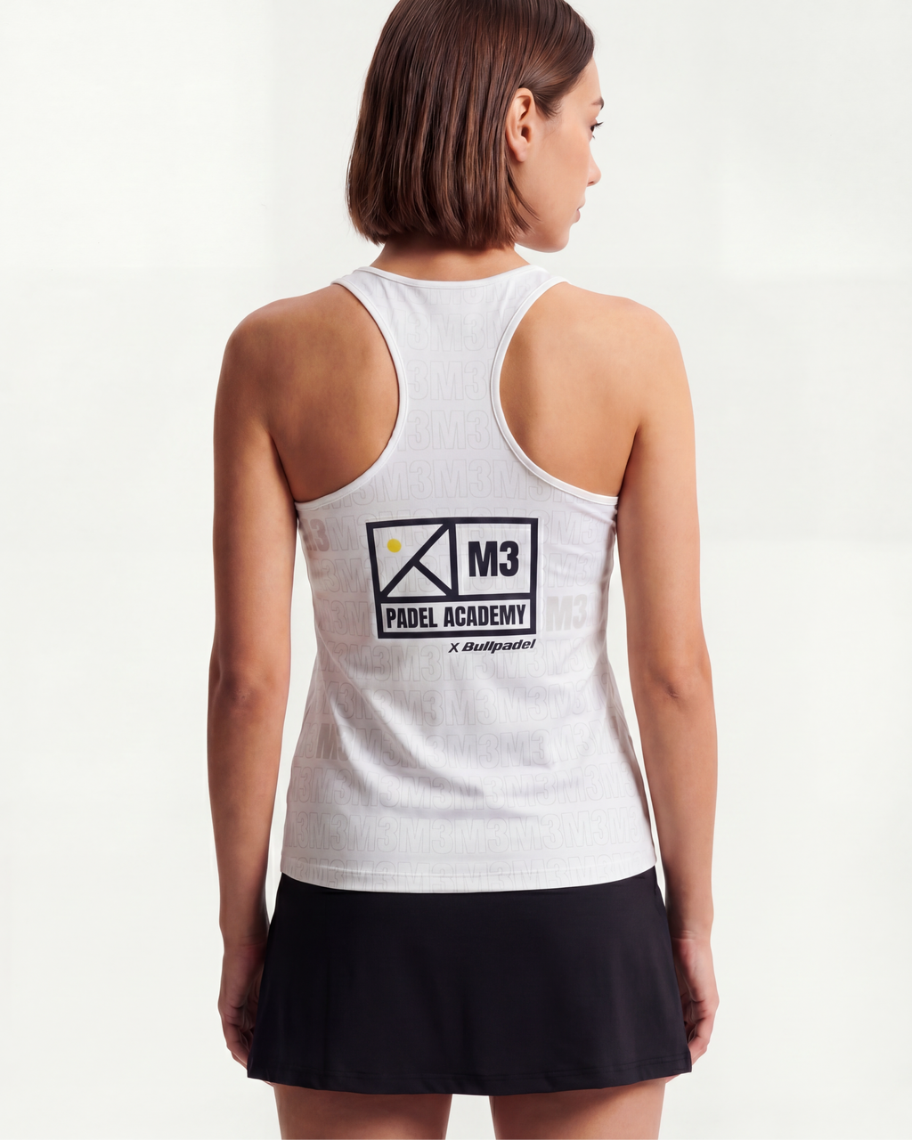 Top de Tirantes de Pádel Mujer M3 x Bullpadel Blanca
