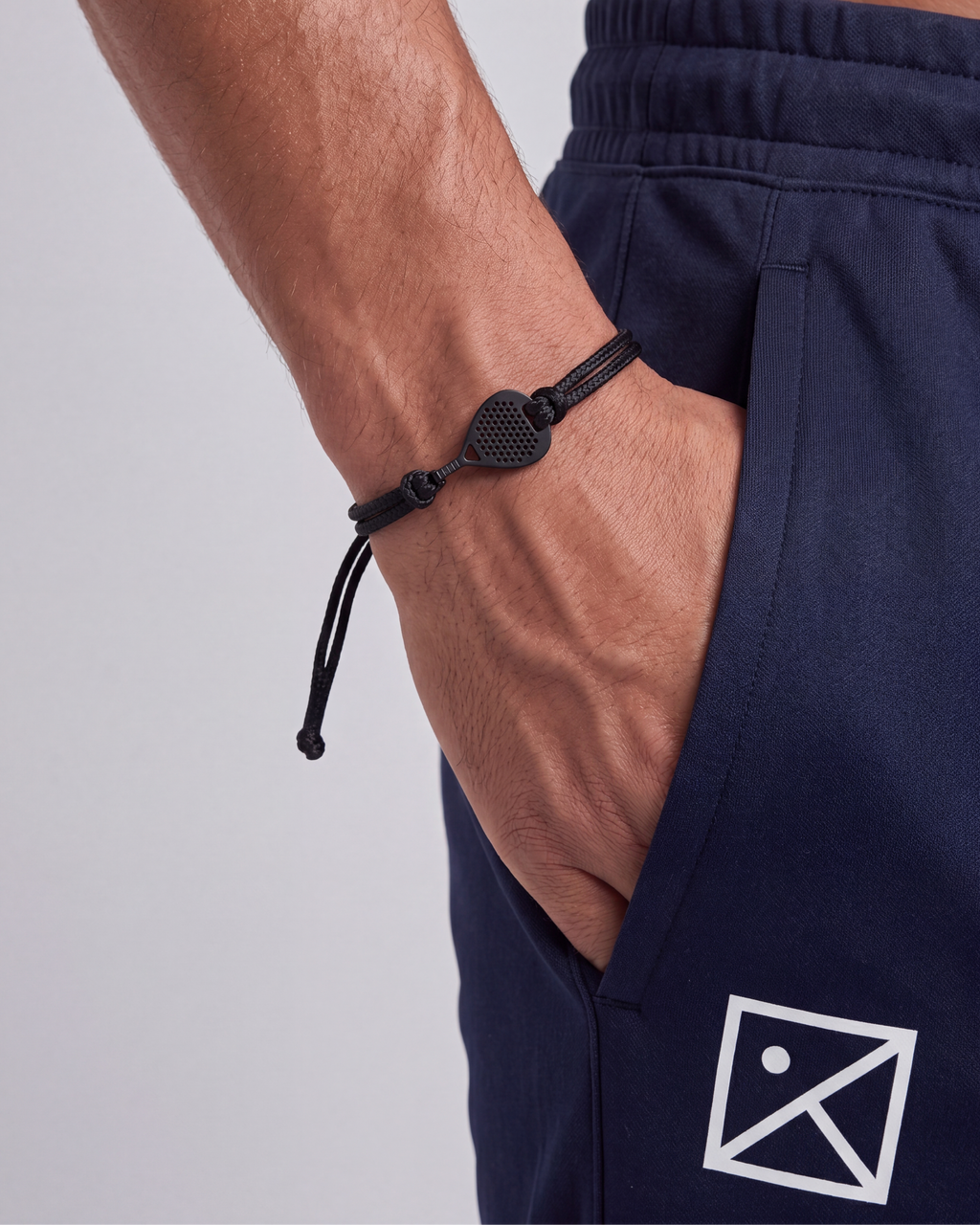 Pulsera de Padel M3 – Negra Ajustable