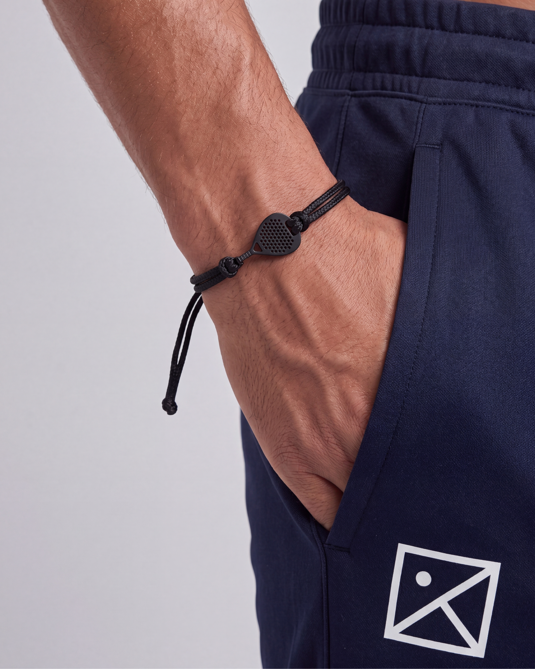Pulsera de Padel M3 – Negra Ajustable