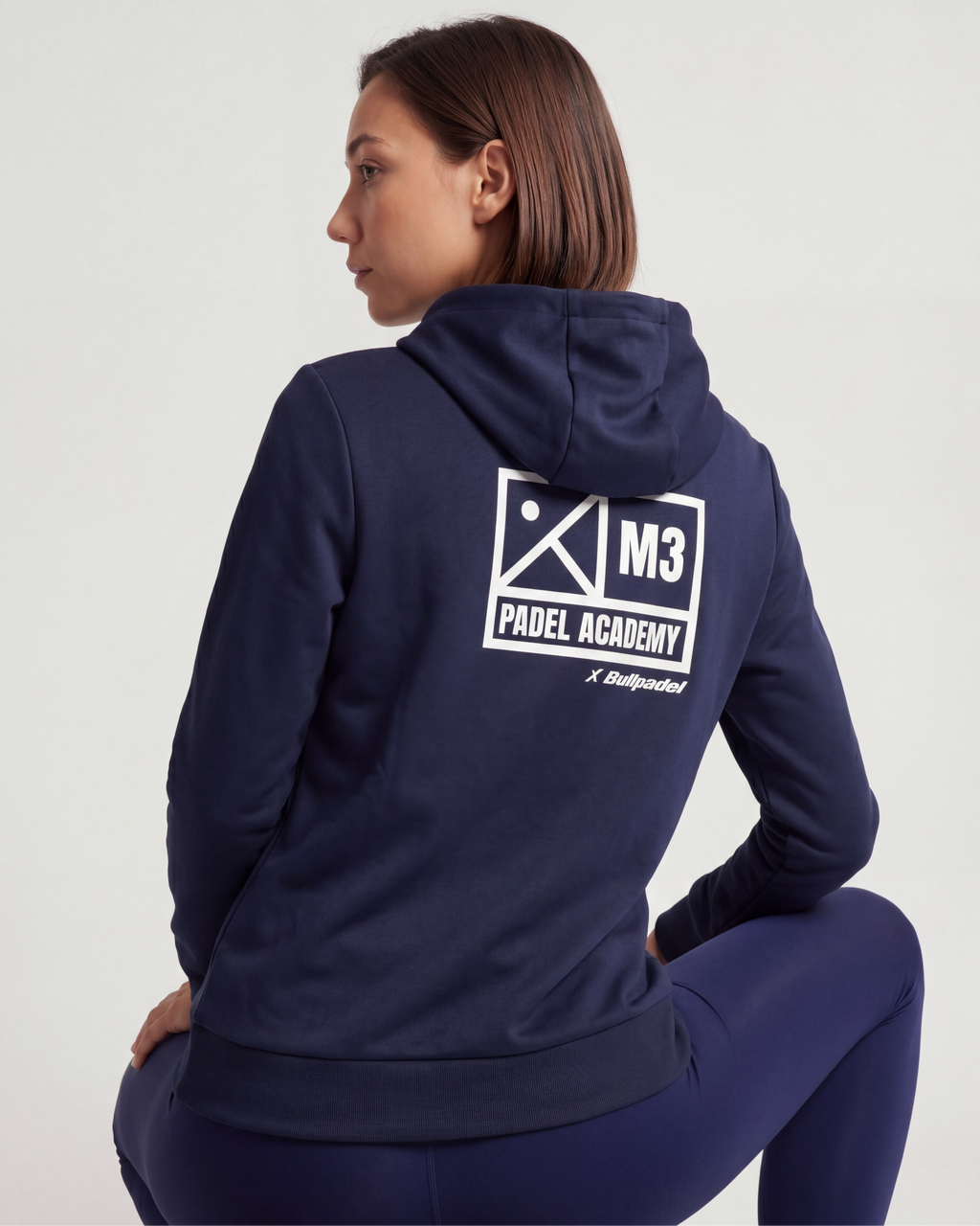 Sudadera de Padel Mujer M3 x Bullpadel – Azul Marino