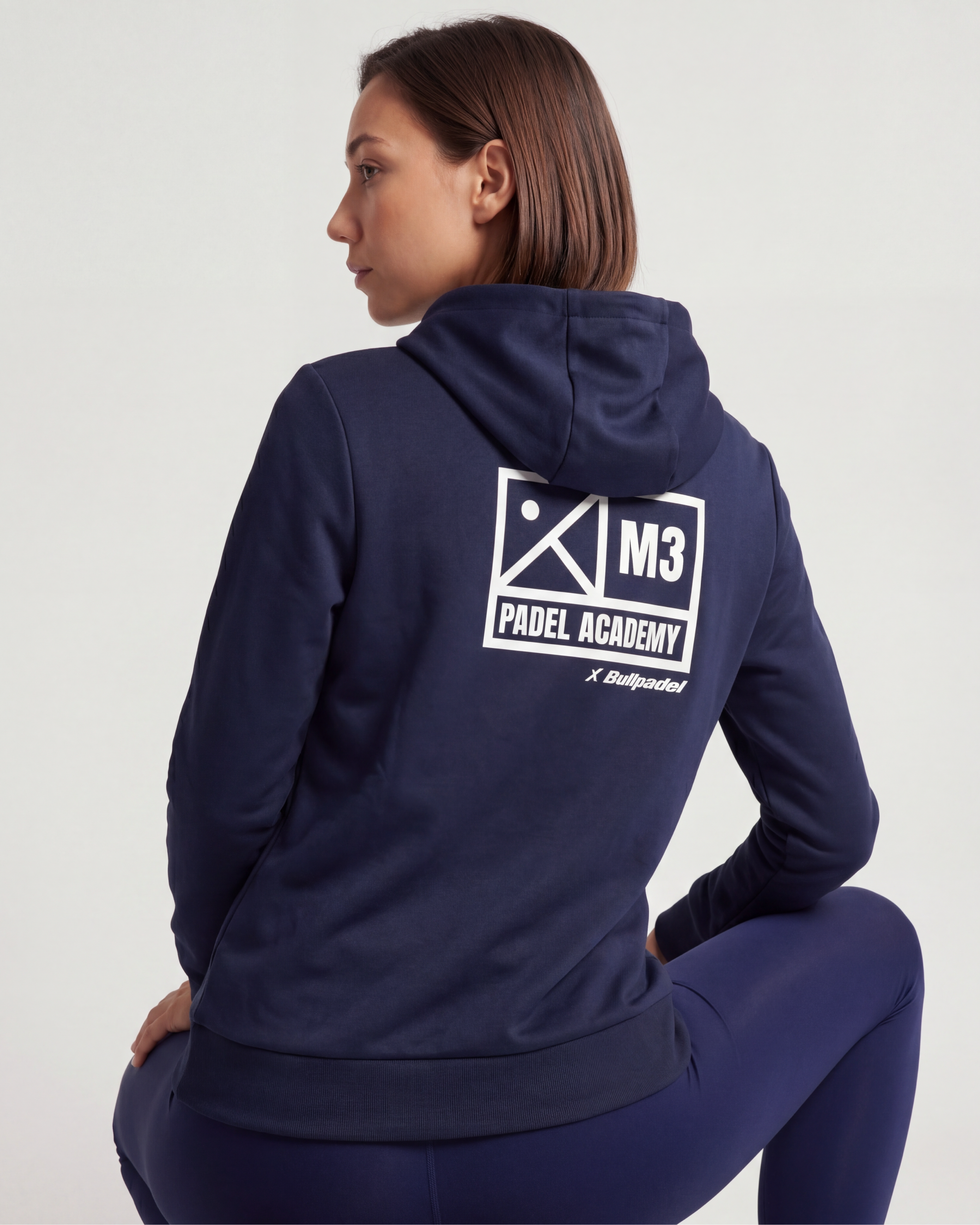 Sudadera de Padel Mujer M3 x Bullpadel – Azul Marino