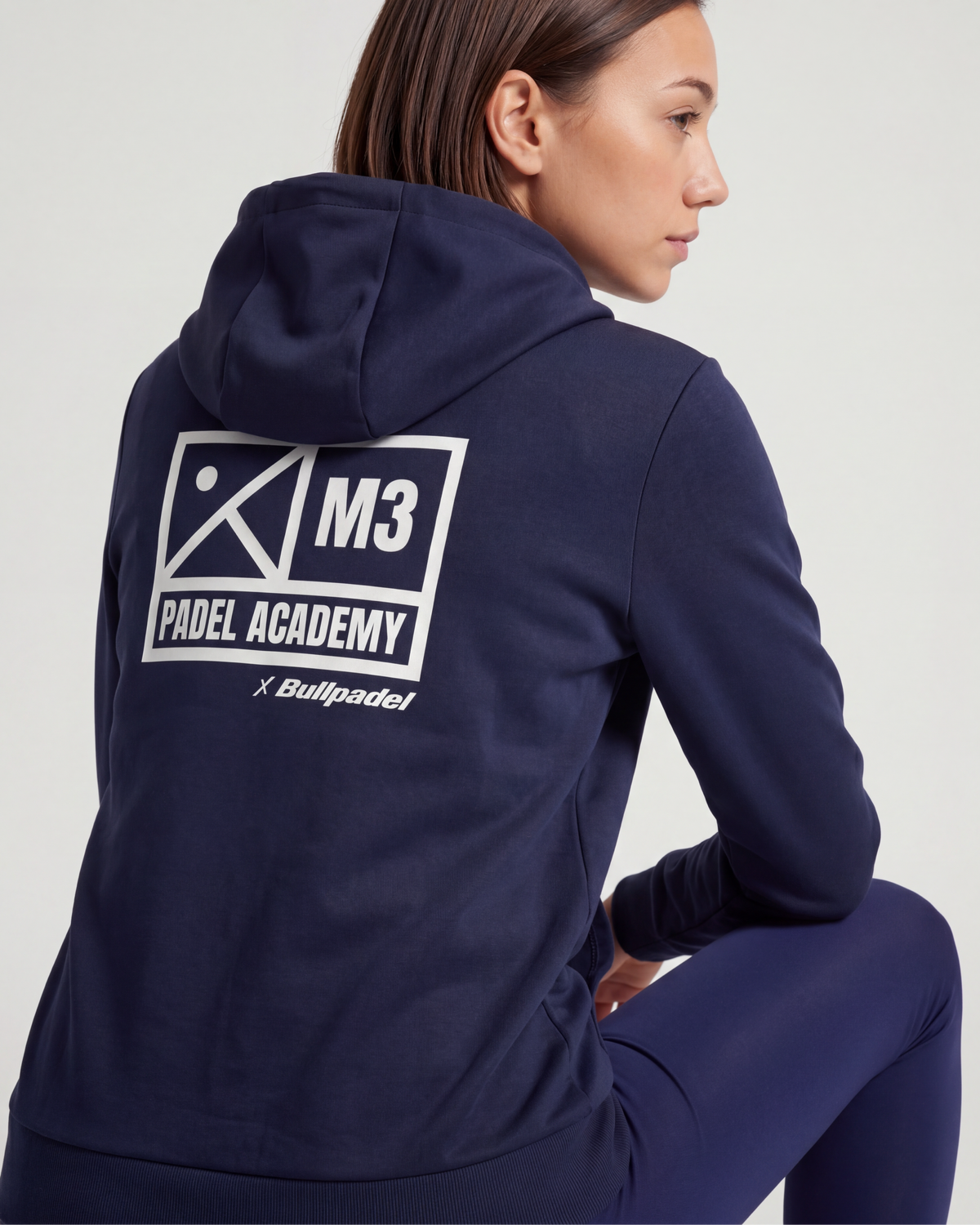 Sudadera de Padel Mujer M3 x Bullpadel – Azul Marino