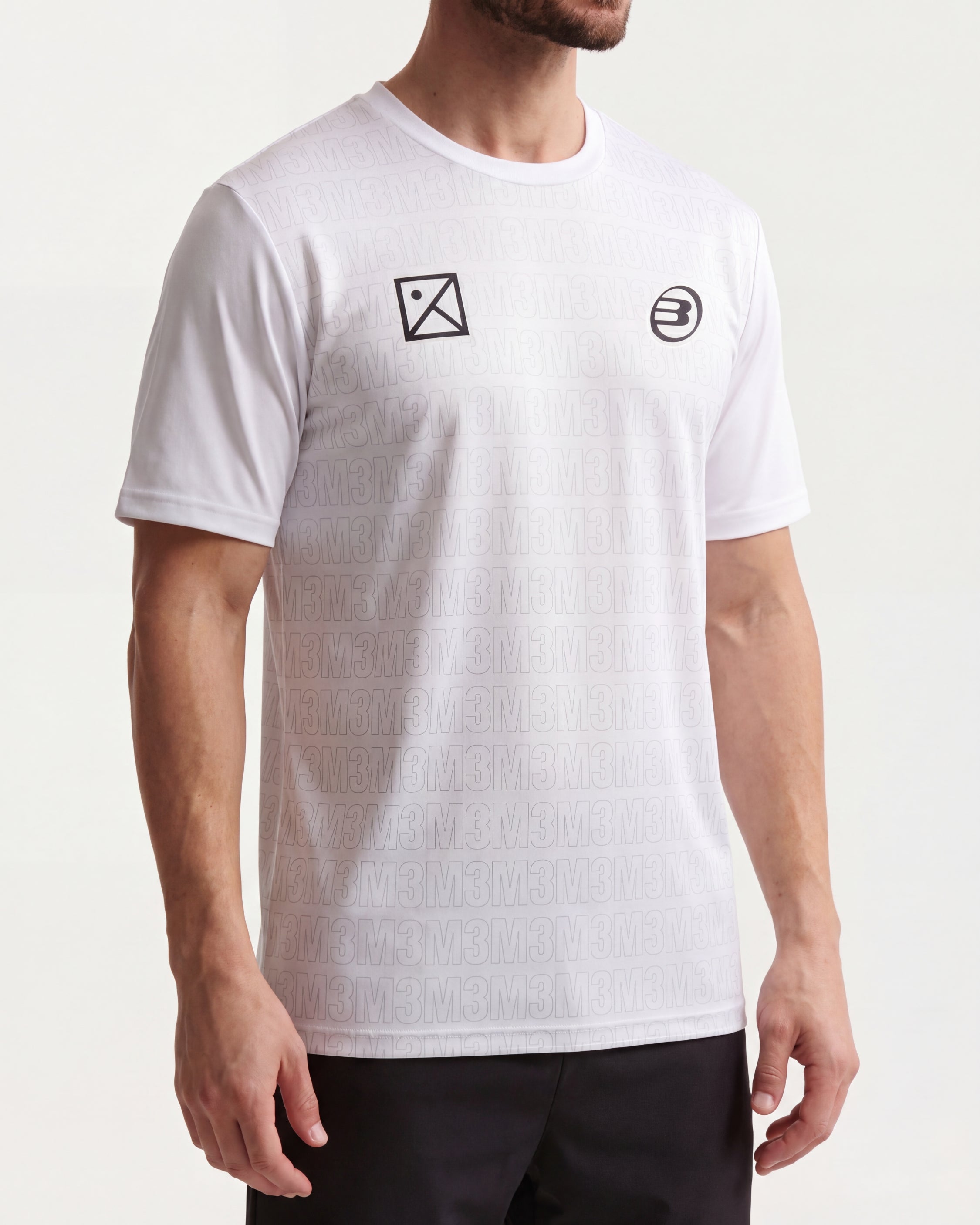 Camiseta de Pádel Hombre M3 x Bullpadel Blanco