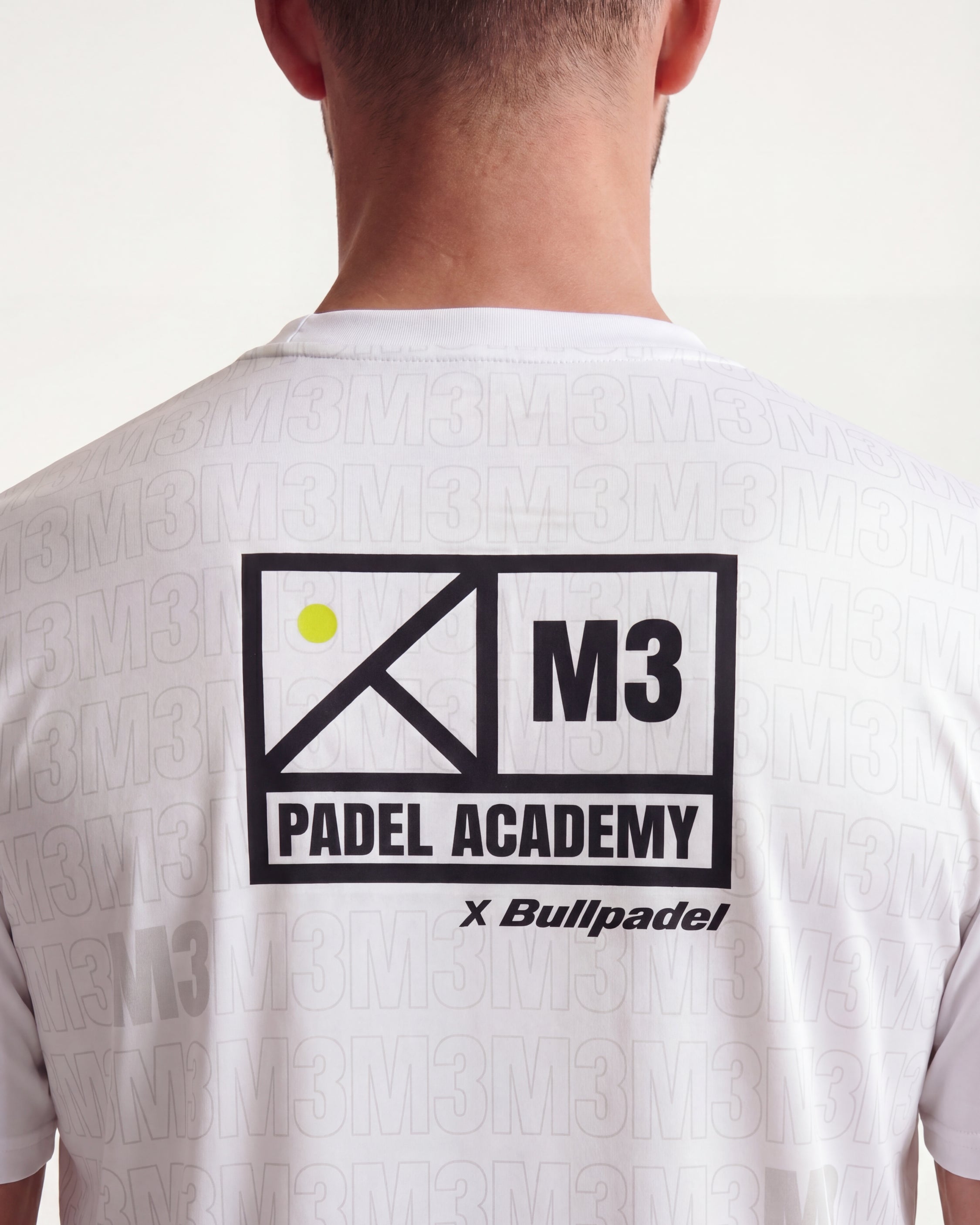 Camiseta de Pádel Hombre M3 x Bullpadel Blanco