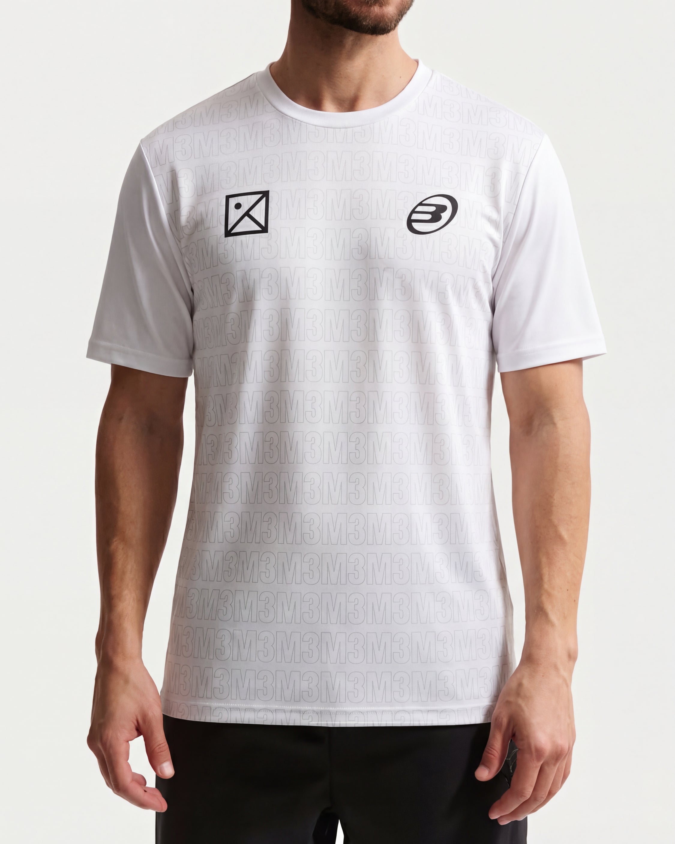 Camiseta de Pádel Hombre M3 x Bullpadel Blanco