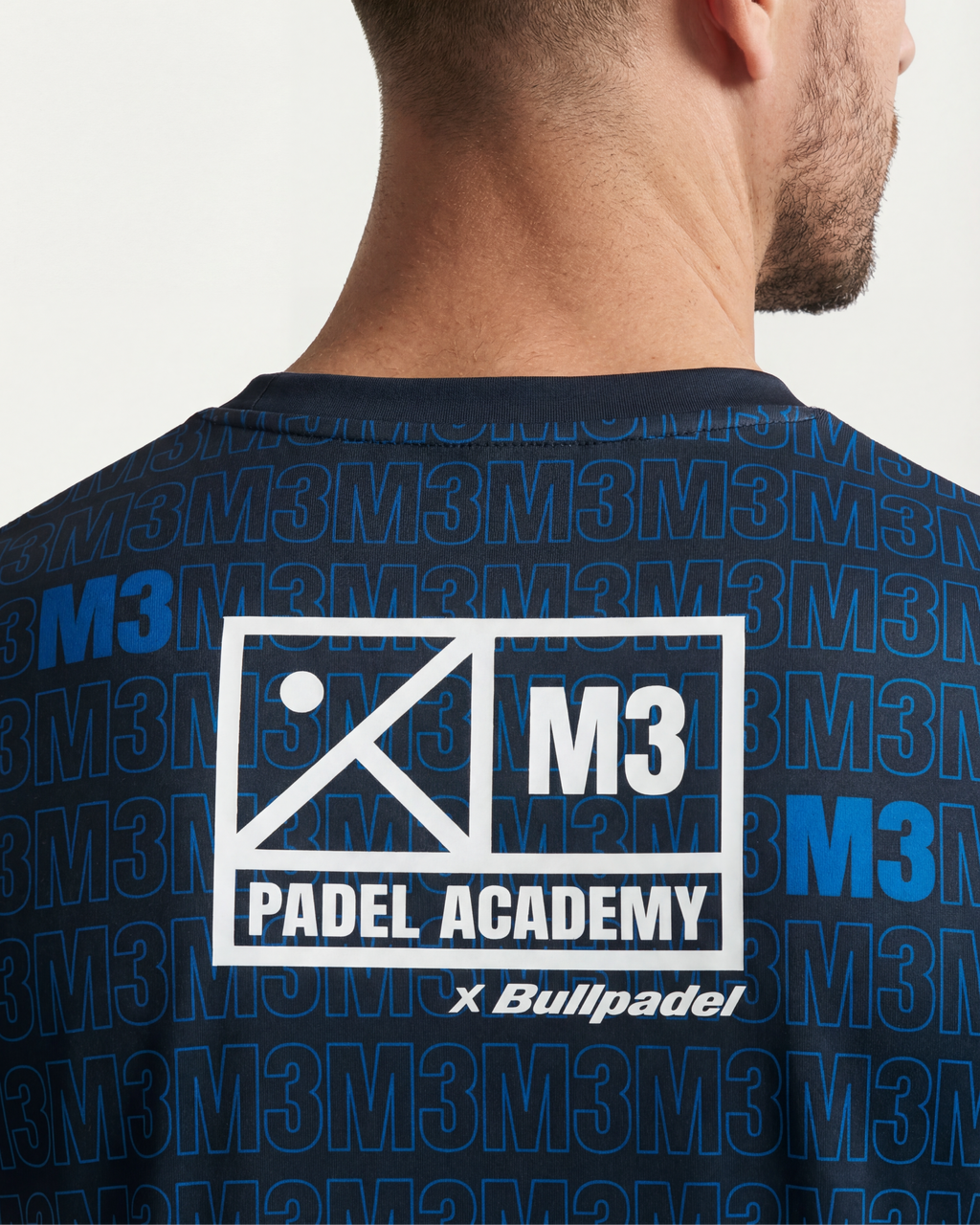 Camiseta de Pádel Hombre M3 x Bullpadel Azul Marino