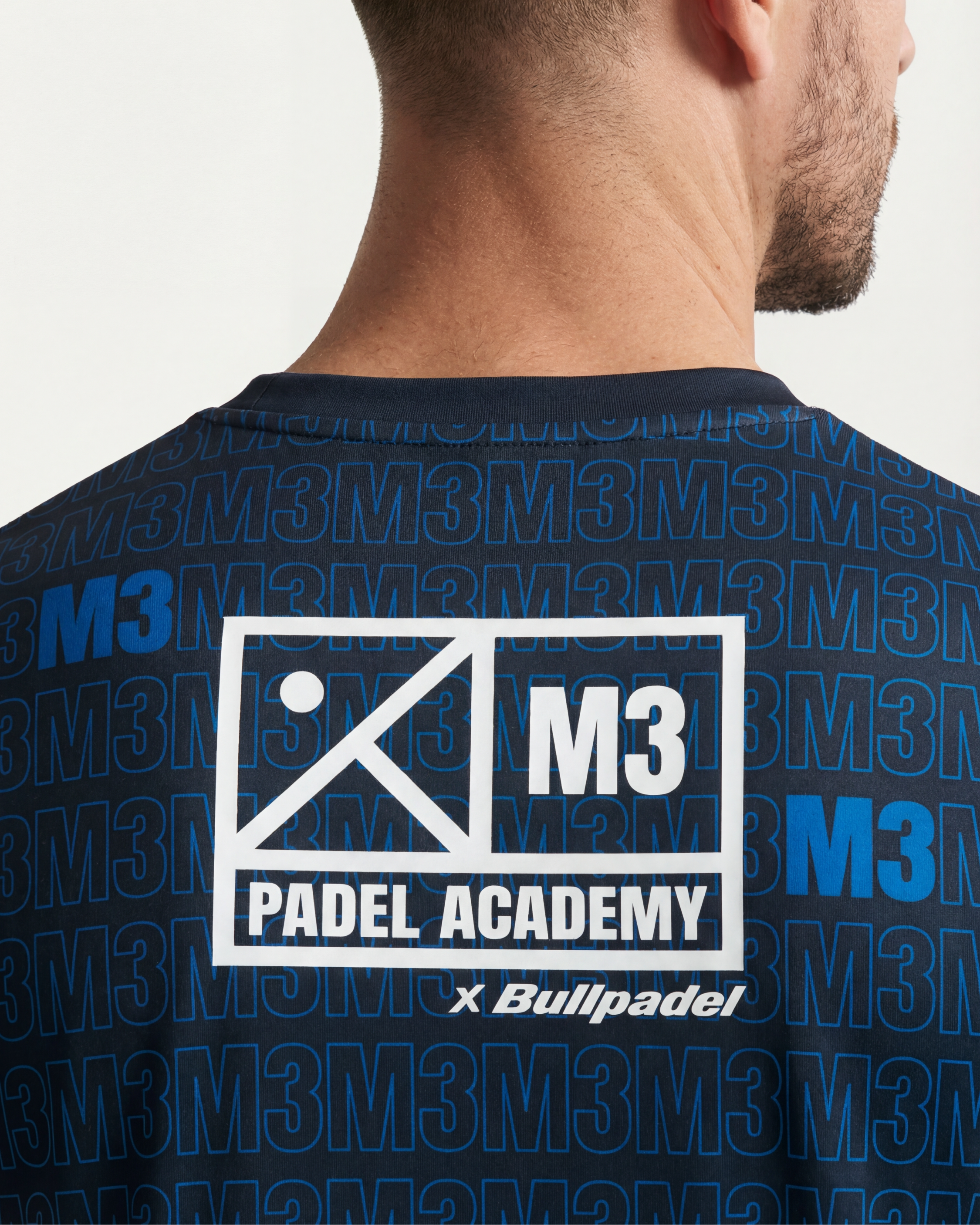 Camiseta de Pádel Hombre M3 x Bullpadel Azul Marino