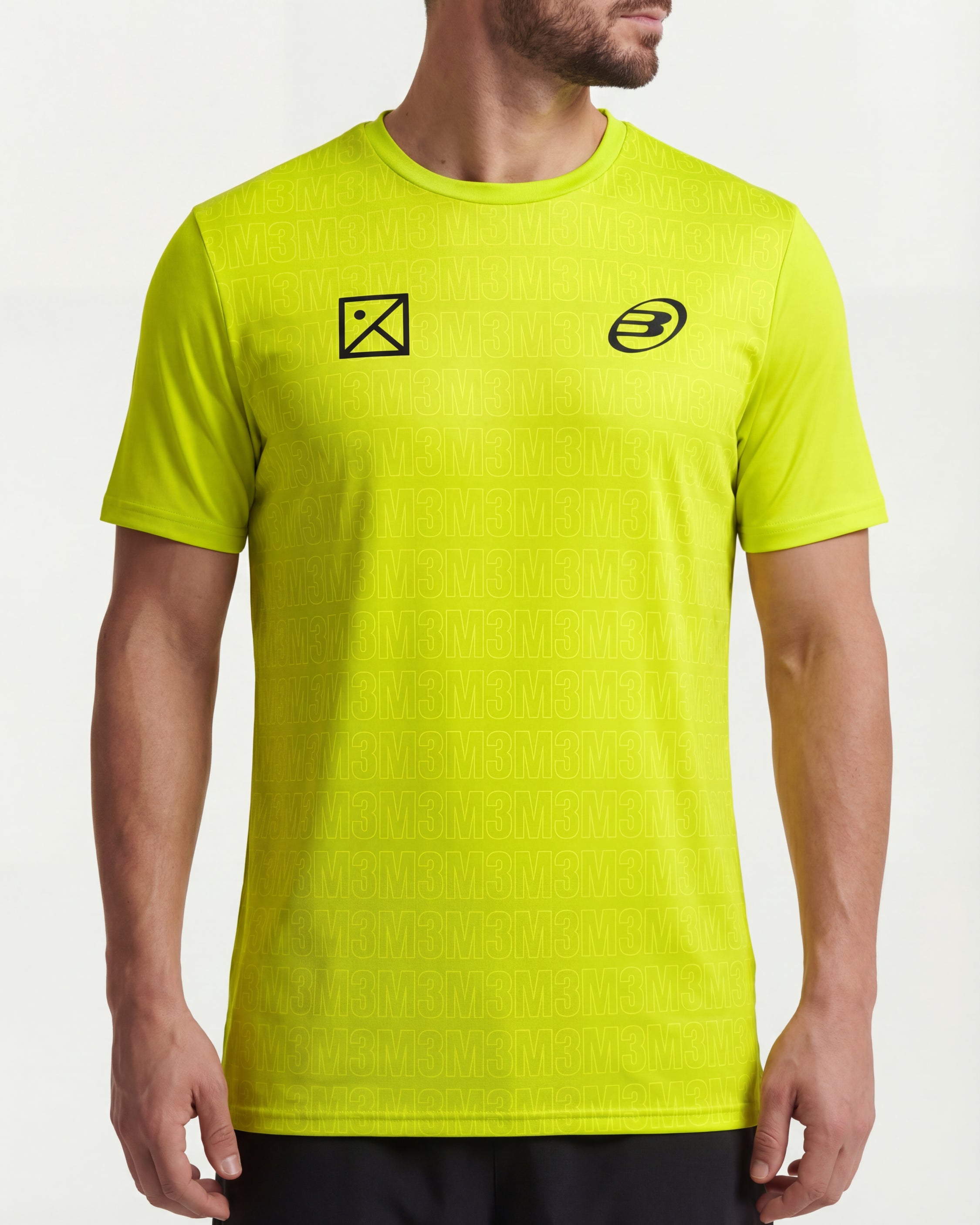 Camiseta de Pádel Hombre M3 x Bullpadel Verde Lima